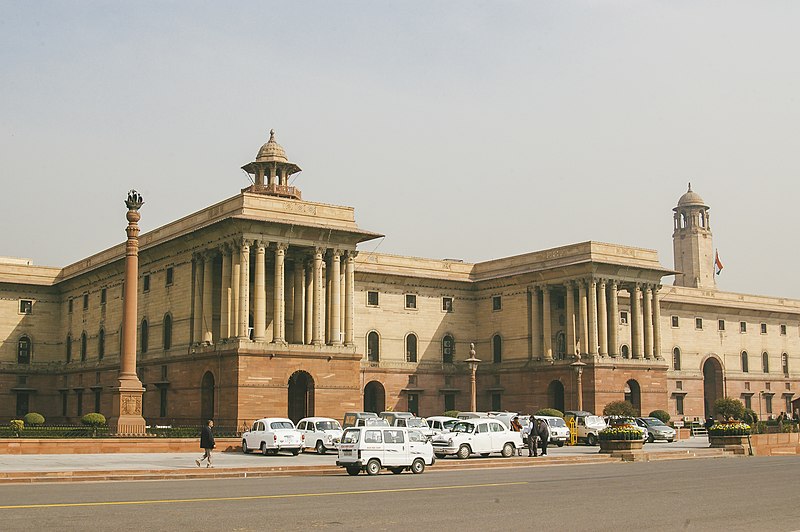 File:The Secretariat Building in New Delhi, India.jpg
